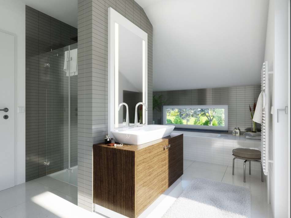 Modernes Wellness-Ambiente