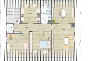 Lichtdurchflutete 3,5-Zi-Dachgeschosswohnung mit Panoramablick auf der Bellevue – Die vollständige Adresse der Immobilie erhältst du vom Anbieter., 66117 Alt-Saarbrücken, Saarbrücken – Vorschaubild 10