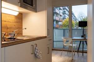 Attraktives Business Apartment, komplett möbliert – Willy Brandt Allee 14, 81829 Messestadt Riem, München – Vorschaubild 8