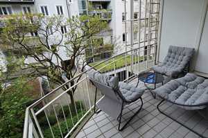 Frisch sanierte, stilvoll möblierte 3-Zimmer-Maisonette in ruhiger Innenhoflage mit 2 Balkonen – Thalkirchner Straße 27a, 80337 München – Vorschaubild 13