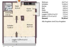 ERBBAURECHT!  2-ZIMMER-WOHNUNG MIT ZWEI BALKONEN UND EINZIGARTIGEM WEITBLICK – DIREKT AN DER U-BAHN – Die vollständige Adresse der Immobilie erhältst du vom Anbieter., 80809 Am Luitpoldpark, München – Vorschaubild 18
