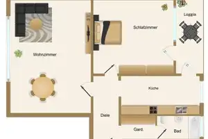 Lichterfüllte 2-Zimmerwohnung mit Loggia & idealem Schnitt in bester, zentraler Innenstadtlage – Köln – Vorschaubild 12