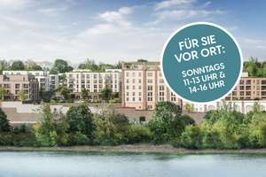 Wohnen als tägliches Vergnügen - Modernes Penthouse mit 41 m² großer Dachterrasse mit Rheinblick – Wormser Straße 153, 55130 Weisenau, Mainz – Vorschaubild 1