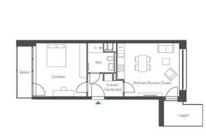 2-Zimmer-Wohnung in Europa City ab 23.08 – Lisa-Fittko-Straße 6, 10557 Moabit, Berlin – Vorschaubild 7