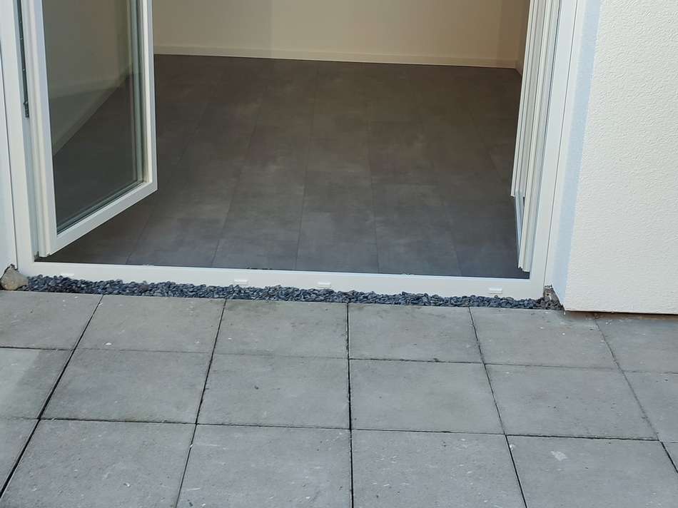 Terrasse OG Blick auf Schlafzi