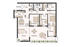 Exklusive Split-Level-ETW mit Terrasse & Garage: Haus-im-Haus-Charakter in Toplage von BN-Heiderhof! – Die vollständige Adresse der Immobilie erhältst du vom Anbieter., 53177 Heiderhof, Bonn – Vorschaubild 19