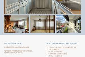WG-Neugründung: 3 möblierte Zimmer – 500€ pro Zimmer in Essen