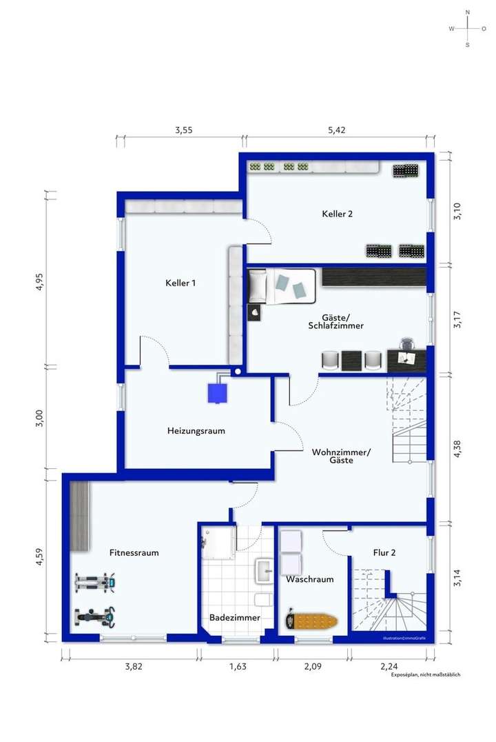 Grundriss Kellergeschoss