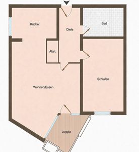 63qm sanierte Hochparterre Wohnung mit TG Stellplatz, 2 Zimmer, Erstbezug nach Sanierung