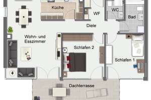 In Top-Lage: Ein Zuhause mit Leichtigkeit – lichtdurchflutetes Penthouse – Die vollständige Adresse der Immobilie erhältst du vom Anbieter., 69115 Bergheim, Heidelberg – Vorschaubild 22