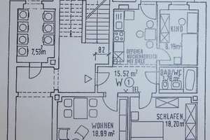 schöne 3 Zimmer Wohnung mit Balkon im Hochparterre – Schillerstraße 18, 8525 Bahnhofsvorstadt, Plauen – Vorschaubild 2