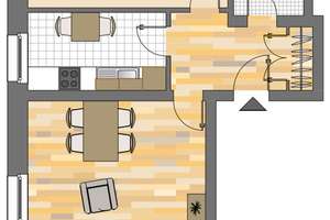 2-Zimmer Wohnung im Erdgeschoss in Dortmund Dorstfeld – 44149 Dorstfeld, Dortmund – Vorschaubild 2