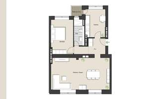 Veedelliebe am Volksgarten – attraktive 3-Zimmer-Wohnung mit Balkon! WE 3 – 50677 Neustadt/Süd, Köln – Vorschaubild 3