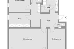 4 Zimmer mit großem Südbalkon und Blick ins Grüne, Bogenhausen – Die vollständige Adresse der Immobilie erhältst du vom Anbieter., 81927 Englschalking, München – Vorschaubild 27