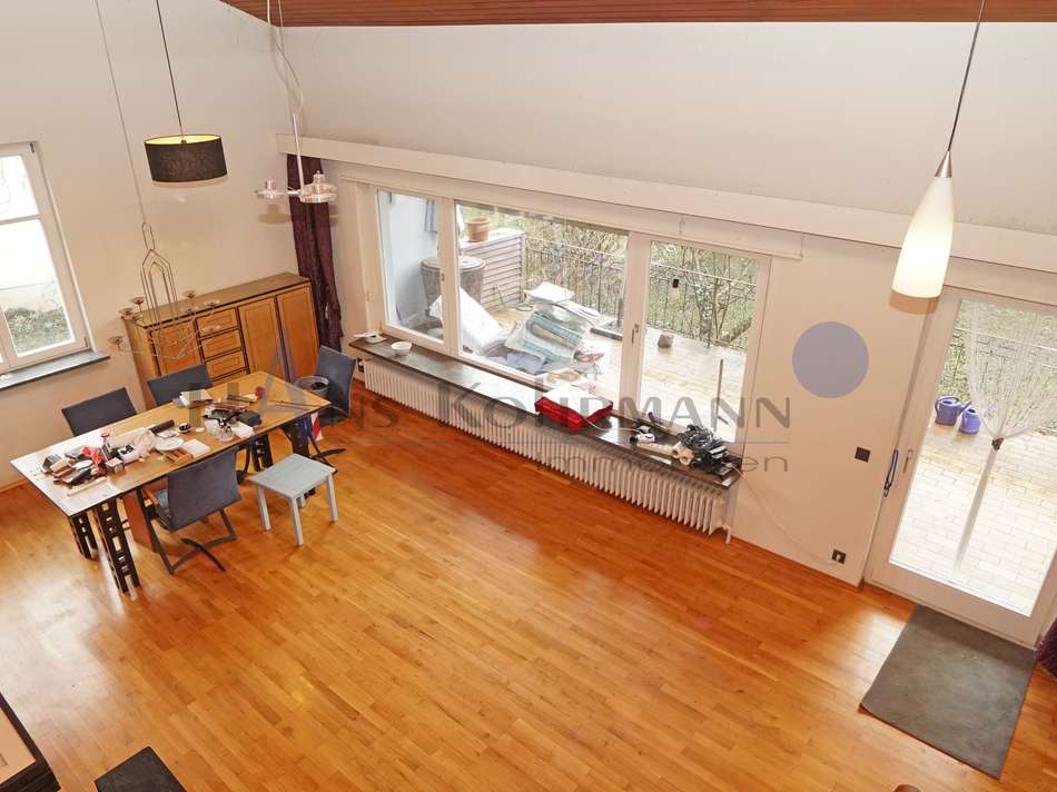 Wohn-/Esszimmer von oben