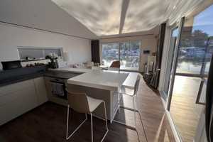 LUXUS Hausboot - 3 Etagen - 100m² Wohnen + 120 m² SONNENTERRASSE - Kamin, Kino, komplett individuell – Berlin – Vorschaubild 57