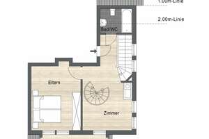 Wohnen im Einklang mit Natur und Architektur – außergewöhnliche Maisonette-Wohnung mit Wintergarten – Franklinstraße 71, 70435 Zuffenhausen-Am Stadtpark, Stuttgart – Vorschaubild 18