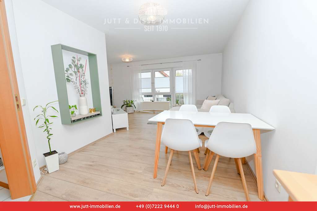 Immobilie in Au am Rhein - Modernisierte 2 Zimmer Erdgeschosswhg. mit Balkon und Parkplatz in ruhiger Wohnlage in Au am Rhein - Bild 2