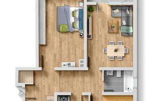 Leverkusen-Quettingen: Anleger aufgepasst! Gepflegte 4-Zimmer-Wohnung mit Balkon und Gartenanteil! – Die vollständige Adresse der Immobilie erhältst du vom Anbieter., 51381 Quettingen, Leverkusen – Vorschaubild 8