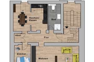 Exklusive 3 Raum Maisonettewohnung mit ca. 96 m², Balkon & Erstbezug / Bestlage am Bunten Garten – Viersener Straße 132, 41063 Am Wasserturm, Mönchengladbach – Vorschaubild 18