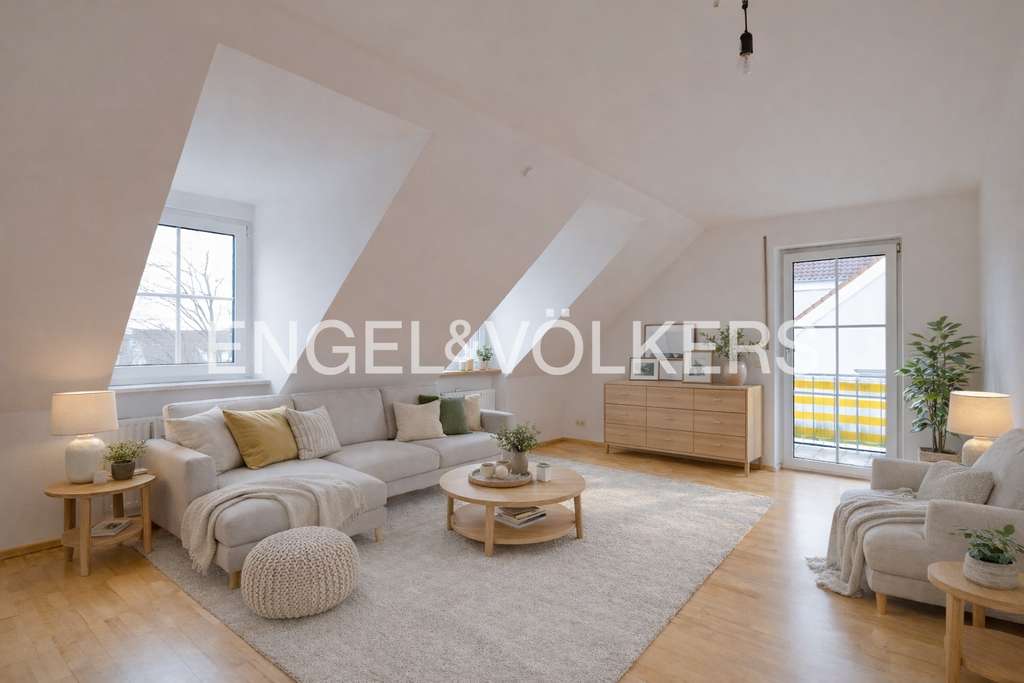 Immobilie in Rohrbach - Attraktive Dachgeschosswohnung mit zwei Balkonen und
 zwei Stellplätzen in gepflegter Wohnanlage - Bild 0