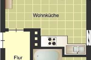 2-Zimmer-Wohnung in Duisburg Huckingen – Mündelheimer Straße 82A, 47259 Huckingen, Duisburg – Vorschaubild 5