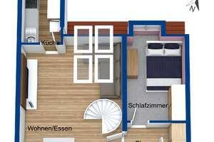 SCHICKE 3-ZI-MAISONETTE-WOHNUNG MIT TIEFGARAGE UND LIFT - für Kapitalanleger in moderner Wohnanlage – 90763 Nördliche Südstadt, Fürth – Vorschaubild 10