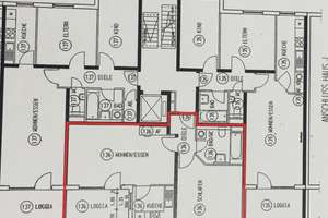 Wohnen in Düsseldorf-Oberbilk: Ca. 56,05m² große 2 Zimmer Wohnung mit Loggia und TG-Stellplatz!