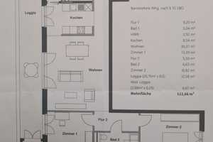 Große 3-Zimmer-Wohnung incl. EBK mit West-Loggia in Heidelberg Südstadt – Elsa-Brändström-Strasse 12, 69126 Heidelberg – Vorschaubild 2