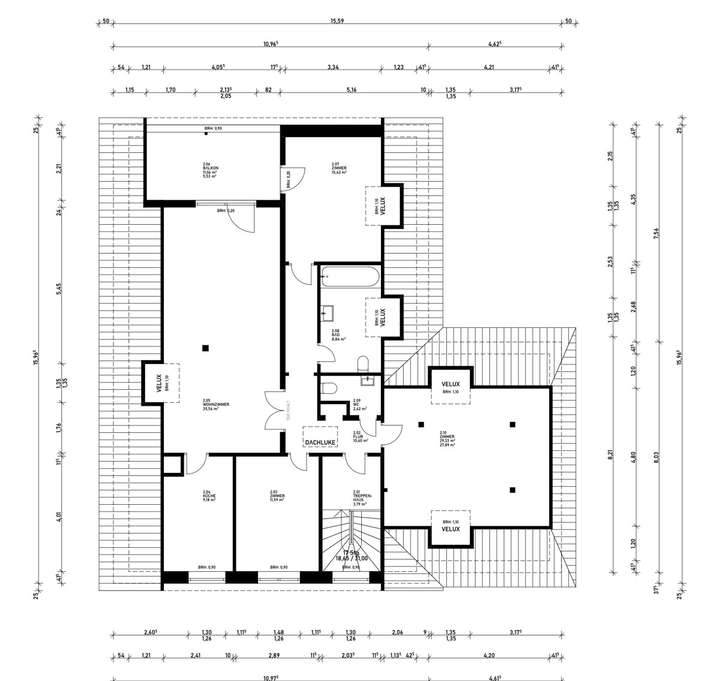 S&P | Grundriss Obergeschoss