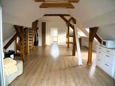 Wunderschöne Dachgeschosswohnung 115qm mit traumhaften Balkon, in Fabrikantenvilla
