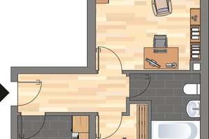 2-Zimmer-Wohnung in Dortmund Scharnhorst – Barthstraße 26, 44328 Scharnhorst-Ost, Dortmund – Vorschaubild 6