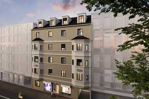 Entmietetes Mehrfamilienhaus mit Baugenehmigung und Baugrundstück für attraktives Neubauprojekt – Neuburger Straße 28, 86167 Augsburg – Vorschaubild 1