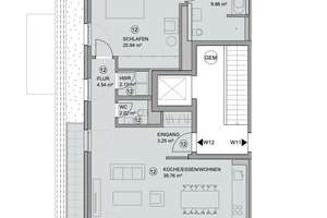 Penthouse in Saarbrücken: Modernes Wohnen mit Balkon – Rudolf-Stephan-Str. 1, 66117 Sankt Johann, Saarbrücken – Vorschaubild 9