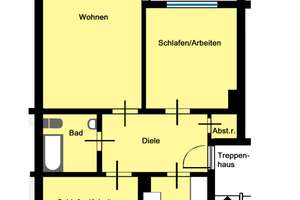 Gut geschnittene 3-Zimmer-Whg. mit Loggia Hamburg-Bramfeld – Die vollständige Adresse der Immobilie erhältst du vom Anbieter., 22175 Bramfeld, Hamburg – Vorschaubild 2
