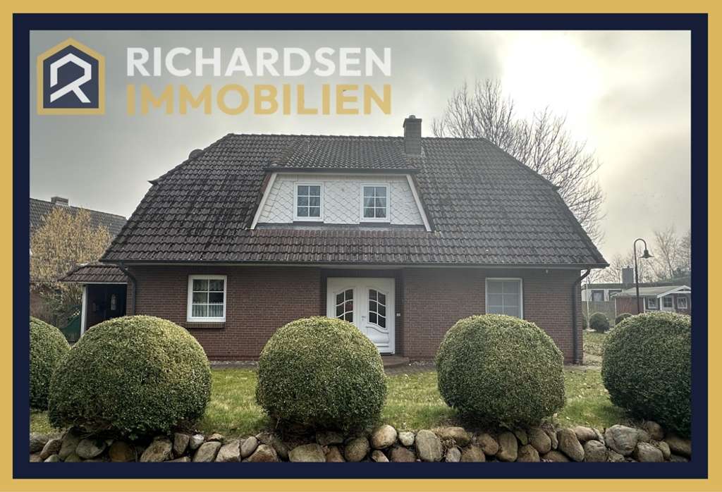 Immobilie in Risum-Lindholm - Kapitalanlage: zwei vermietete Wohnungen in Zweifamilienhaus (als EFH nutzbar) in Risum-Lindholm - Bild 0