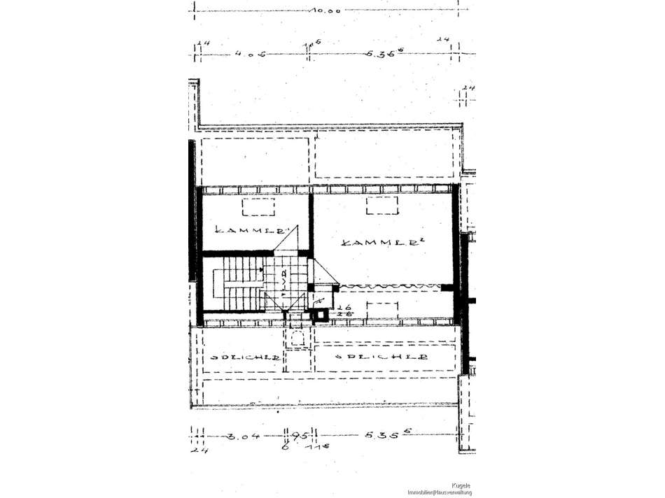 Grundriss Dachgeschoss