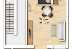 Optimal geschnittene 2-Zimmer-Wohnung inklusive Stellplatz in ausgezeichneter Lage. – Regensburg – Vorschaubild 9