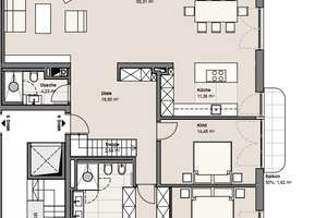 VON PRIVAT: lichtdurchflutete Dachterrassenwohnung in zentraler und ruhiger Bestlage Nymphenburg – Die vollständige Adresse der Immobilie erhältst du vom Anbieter., 80638 Nymphenburg, München – Vorschaubild 9