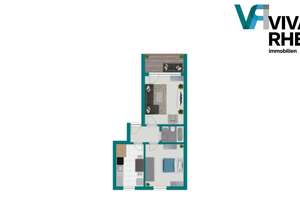 Vermietete 2-Zimmer-Wohnung mit Garage in Bonn-Duisdorf – Die vollständige Adresse der Immobilie erhältst du vom Anbieter., 53123 Duisdorf, Bonn – Vorschaubild 11