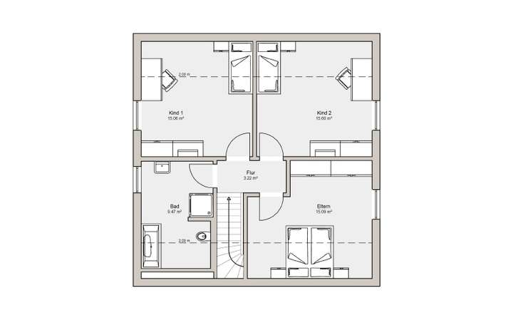 Grundriss Dachgeschoss