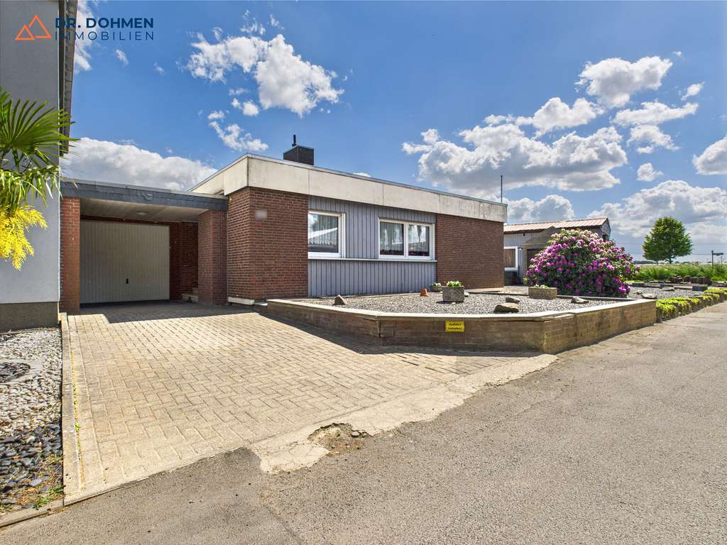 Gemütlicher Bungalow mit Garten und Garage in ruhiger Feldrandlage von Heinsberg-Lieck