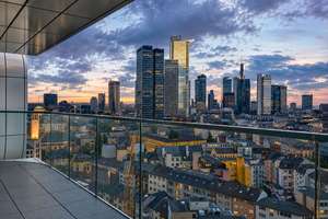 Exklusiv möbliertes Skyline-Living im Grand Tower – Designermöbel von B&B Italia & Schramm inklusive – 60327 Gallus, Frankfurt am Main – Vorschaubild 4