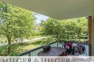 Lichtdurchfluter Wohn-, Koch- u. Essbereich (33 m²  + 18 m² Blk. ) - abs. ruhgig mit Blick ins Grüne – Gunta-Stölzl-Straße 6, 80807 Alte Heide-Hirschau, München – Vorschaubild 9