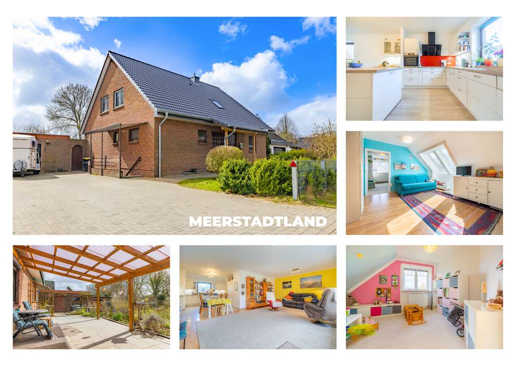 Immobilie in Christiansholm - Familienglück im Grünen: solides Backsteinhaus mit 6 Zimmern und großem Garten, vollunterkellert - Bild 0