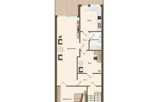 2,5 Zimmer Wohnung mit eigenem Garten in Sonnenhügel – Die vollständige Adresse der Immobilie erhältst du vom Anbieter., 49088 Sonnenhügel, Osnabrück – Vorschaubild 2