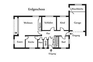 Großes gepflegtes Einfamilienhaus Haus in Huntlosen mit Einliegerwohnung – Die vollständige Adresse der Immobilie erhältst du vom Anbieter., 26197 Großenkneten – Vorschaubild 3