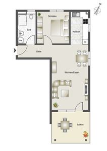 Moderne und helle Neubauwohnung in Schöntal-Oberkessach !!!