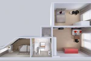 Urban wohnen: 2,5-Zimmer-Wohnung in Wiesbaden Mitte – Die vollständige Adresse der Immobilie erhältst du vom Anbieter., 65183 Westend / Bleichstraße, Wiesbaden – Vorschaubild 8