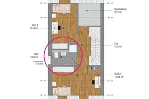Moderne Doppelhäuser zum Familienpreis - "Alte Ziegelei" Marktheidenfeld  (Haus 8) – Die vollständige Adresse der Immobilie erhältst du vom Anbieter., 97828 Marktheidenfeld – Vorschaubild 13
